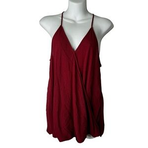 MARKET & SPRUCE BURGUNDY TOP Size:M